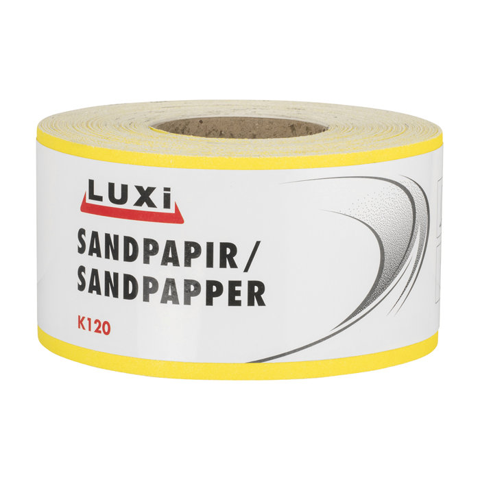 Sandpapir rulle korn 120 – 93 mm x 50 m